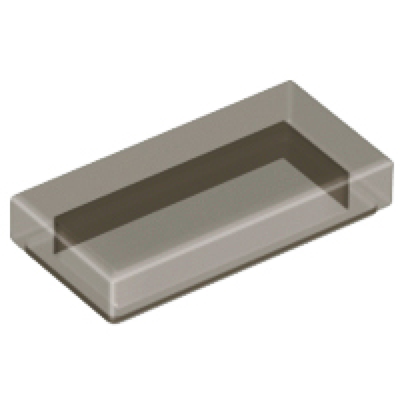 Tegel 1x2 Trans Brown (Trans Black)